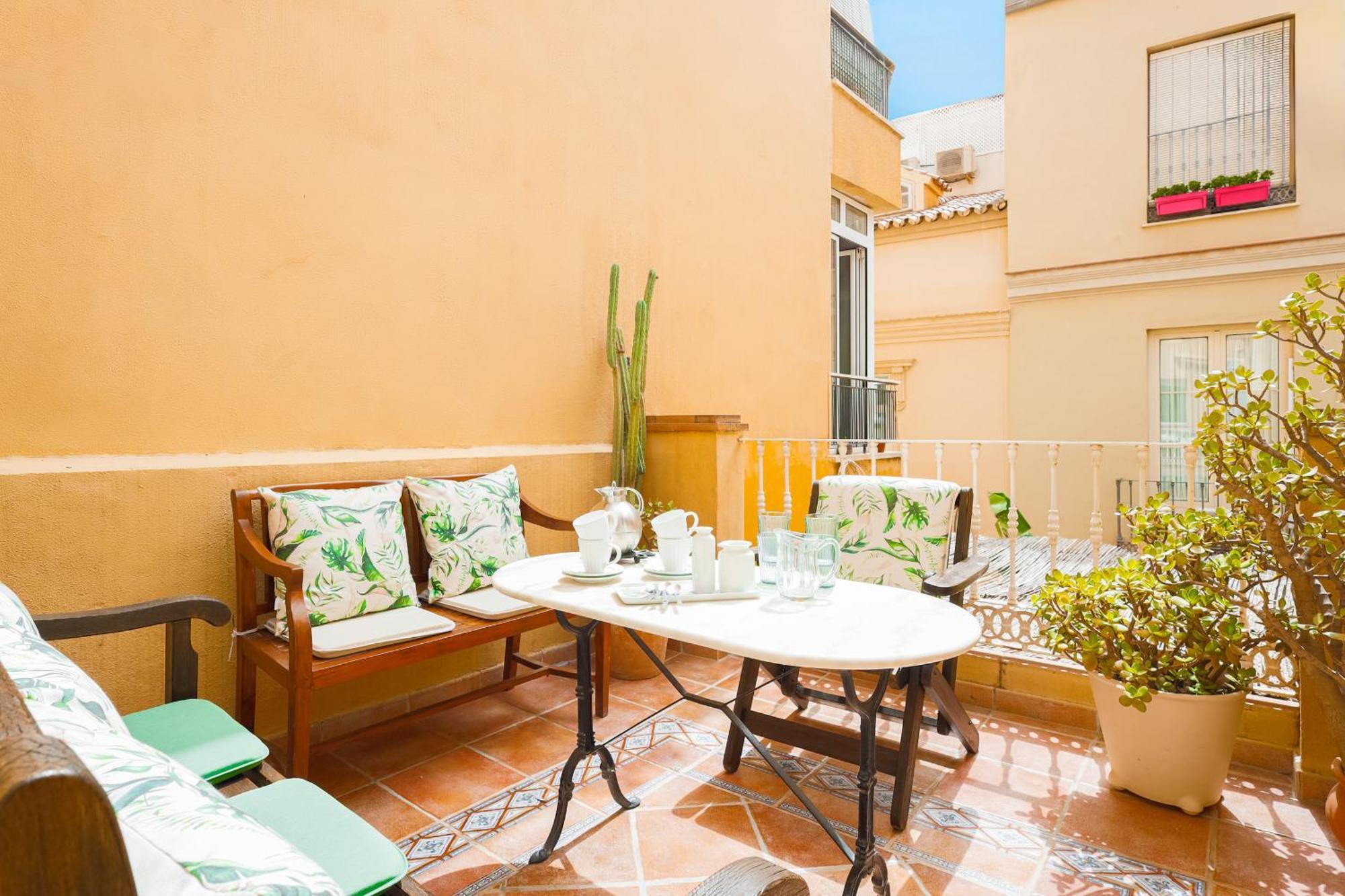 C92 - Rustic Two Bedrooms Apartment With Terrace Malaga Bagian luar foto